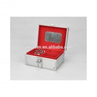 New aluminum jewellery box with ABS panel skin and a removable tray inside From Nanhai,Foshan,Guangdong,China