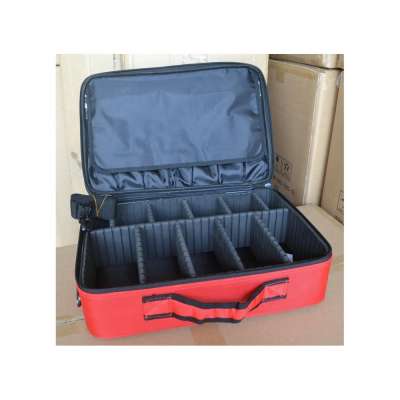 Spot goods--waterproof durable nylon makeup tool bag with strong plastic frame,different colors are available from Foshan,China