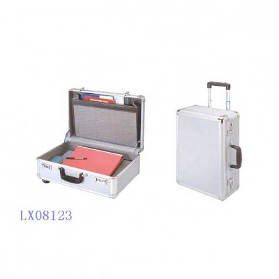 New arrival portable aluminum trolley foshan briefcase with 2 wheels From Nanhai,Foshan,Guangdong,China