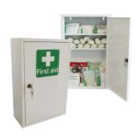 Empty Metal First Aid Box