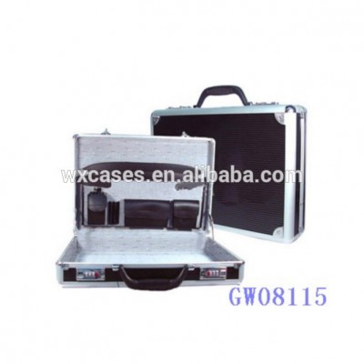 black strong and portable aluminum briefcase for men From Nanhai,Foshan,Guangdong,China